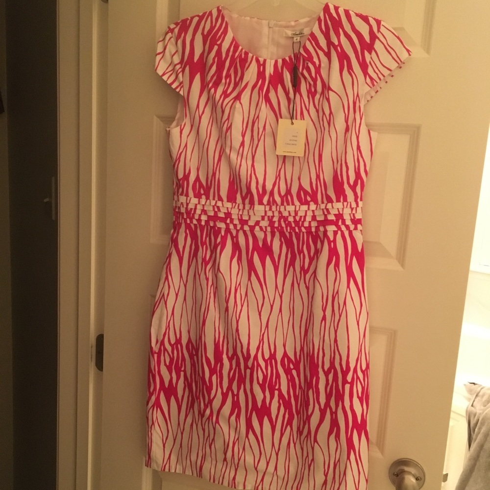 Pink/white dress
